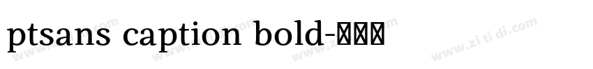 ptsans caption bold字体转换 ptsans caption bold字体转换